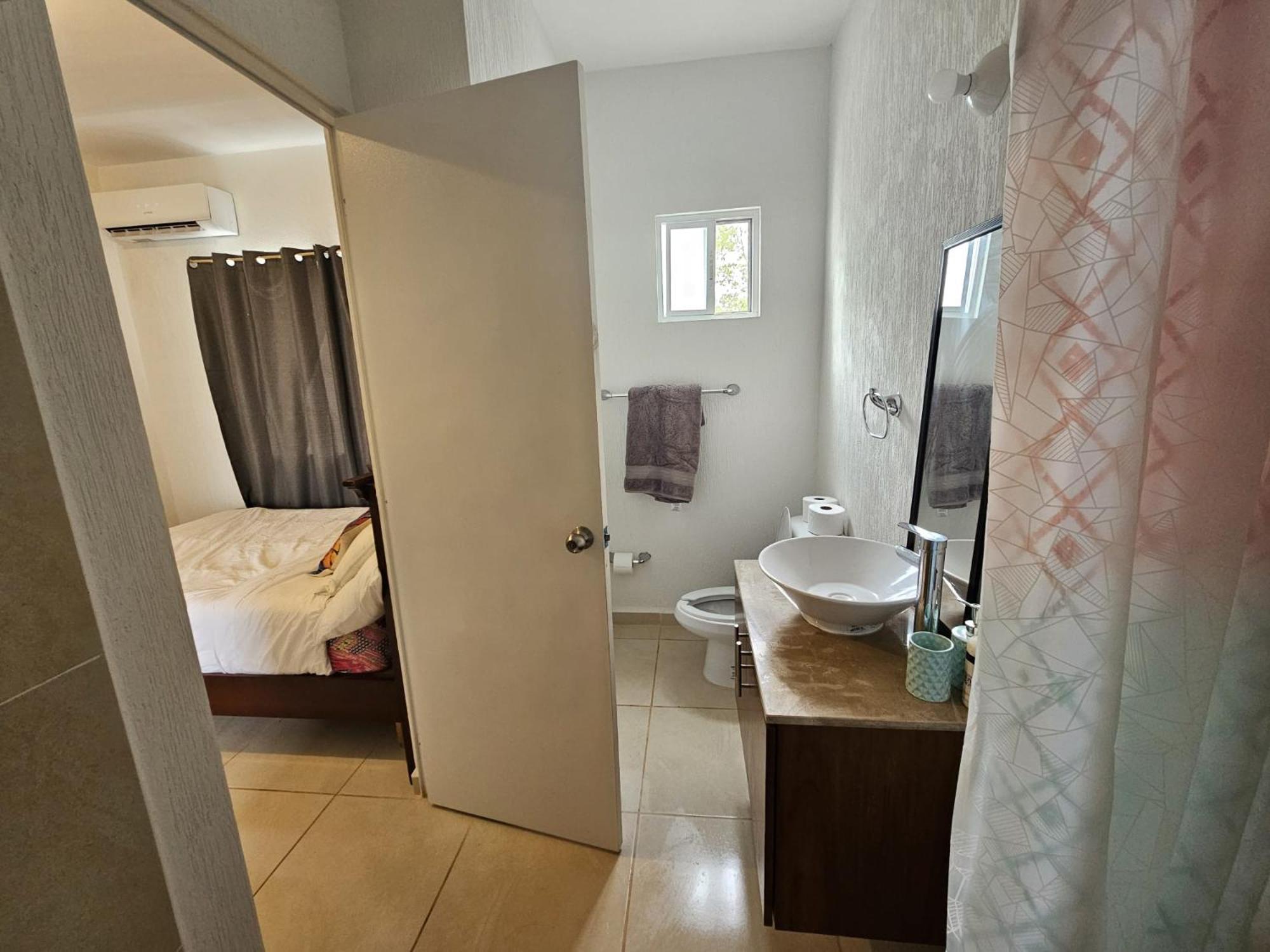 Habitacion Con Bano Privado Y Terraza Propia Playacar Luaran gambar